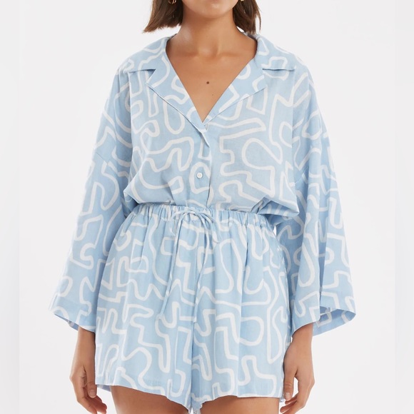 Zulu & Zephyr Pacific Organic Cotton Blend button up Shirt - Picture 5 of 7